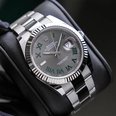 rolex datejust 41 rhodium oyster whimledon|rolex datejust 41 release date.